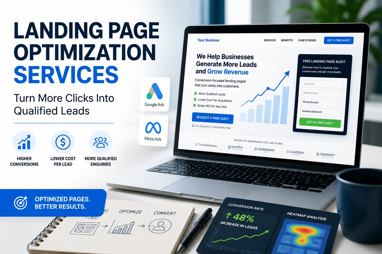 Landing Page Optimization Services for Higher Conversions