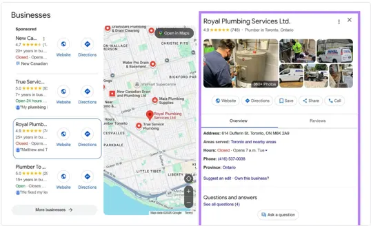 local business profile